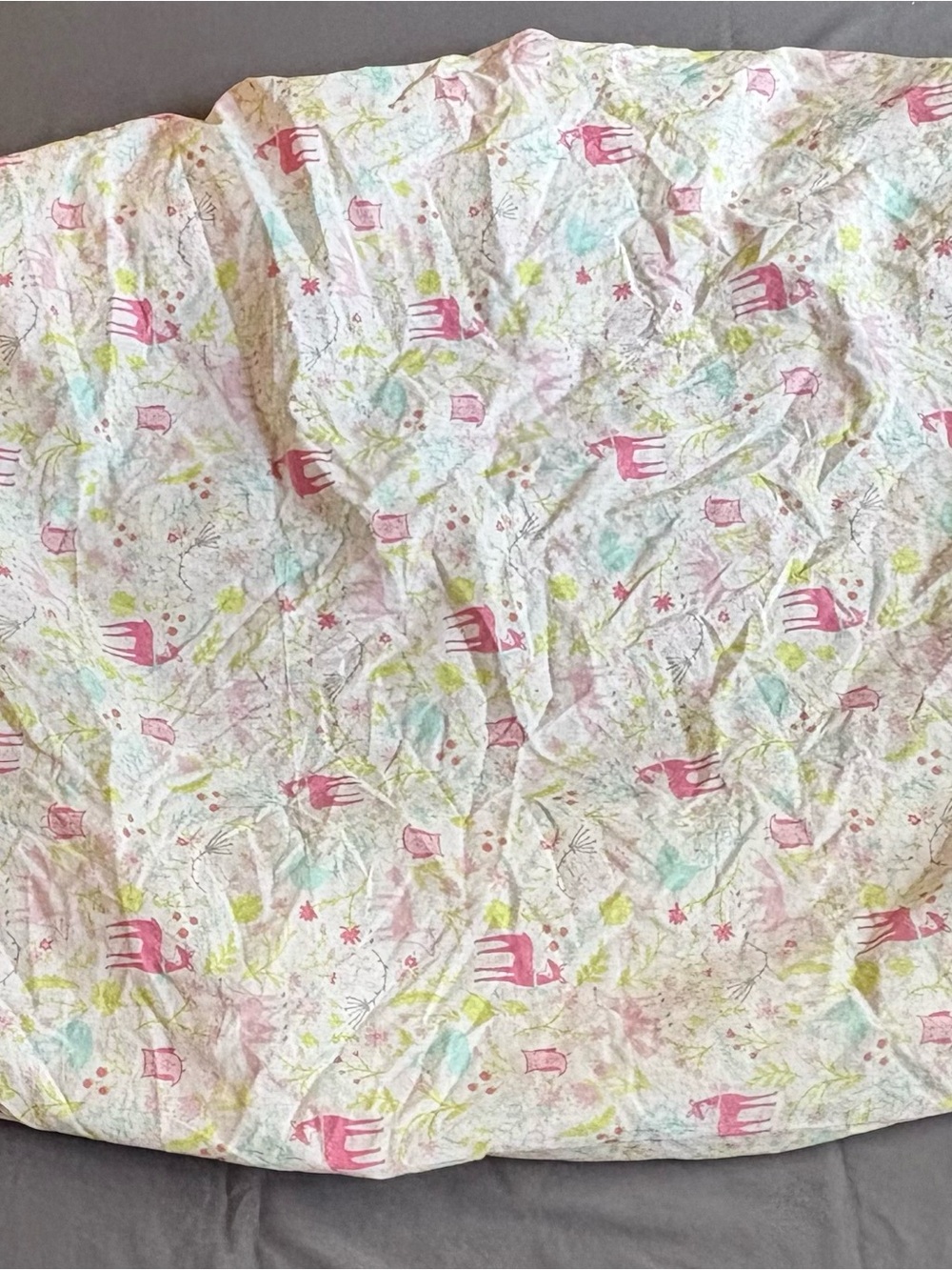Woodland Animals crib sheet from Gentle Steps